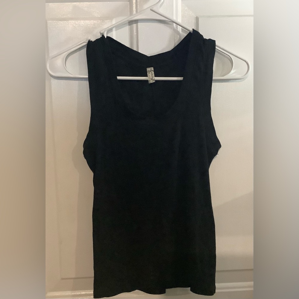 Intimately Free by free people black cotton tank top